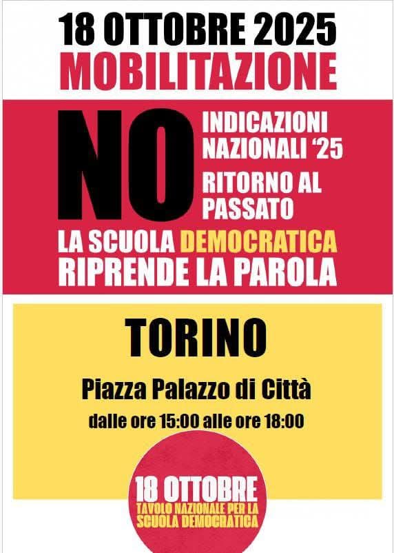 mobilitazione 18 ottobre